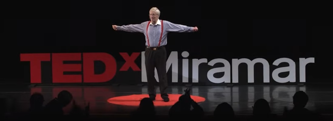 Jim Barber on the TEDx stage