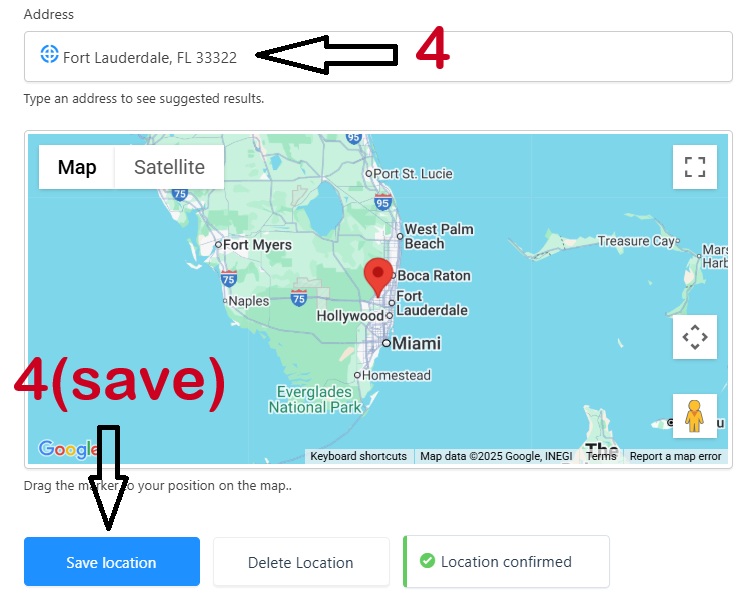 WordPress editor location screenshot
